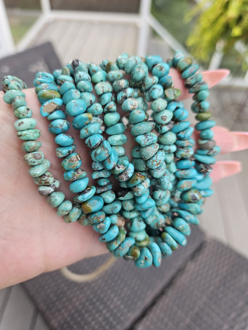 CARICO LAKE 5 STRAND NECKLACE